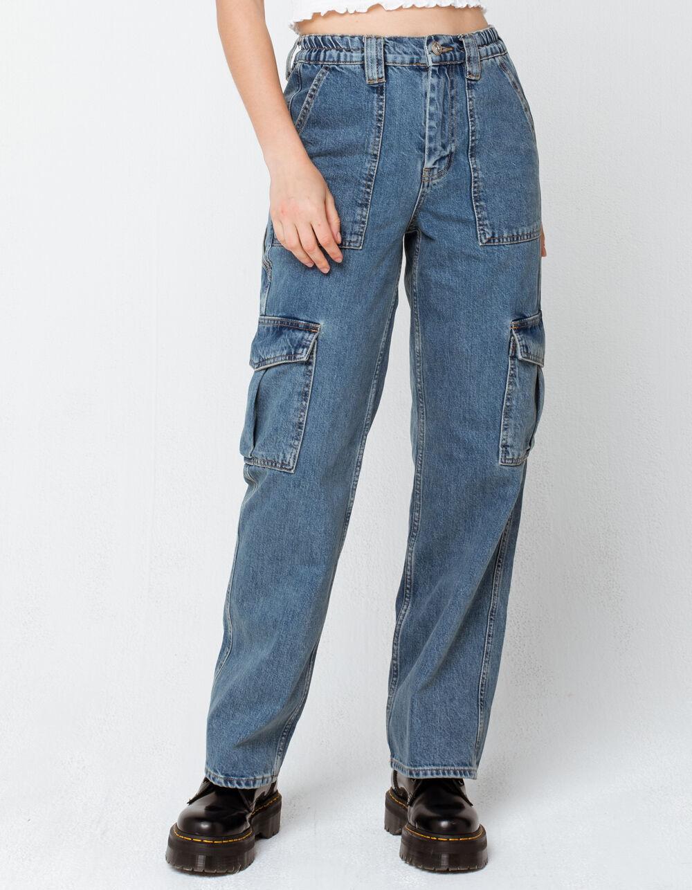 BDG Urban Outfitters Elastic Skate Womens Jeans - VINTAGE MEDIUM Product Image