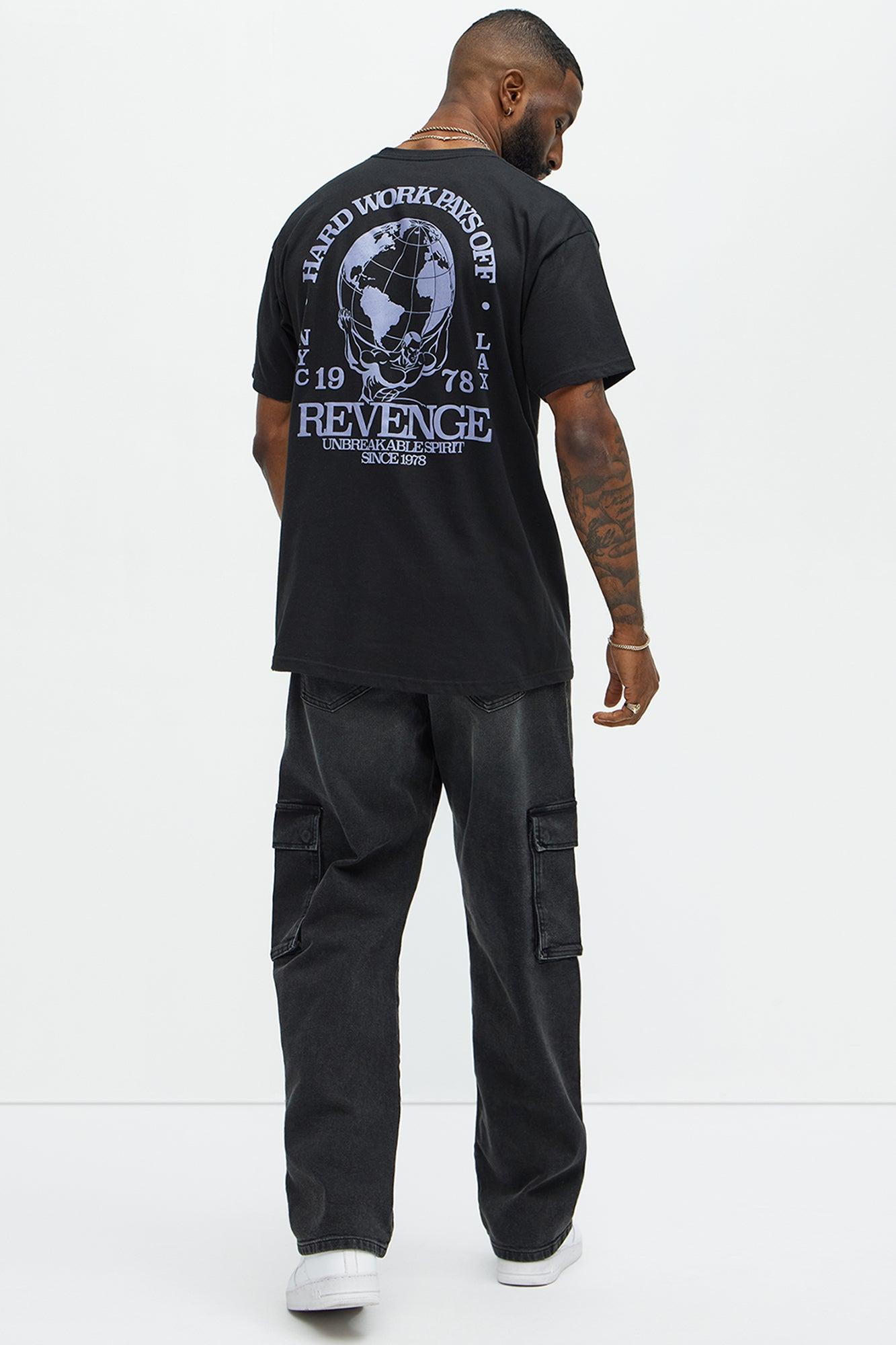 Hard Work Pays Off Short Sleeve Tee - Black Product Image