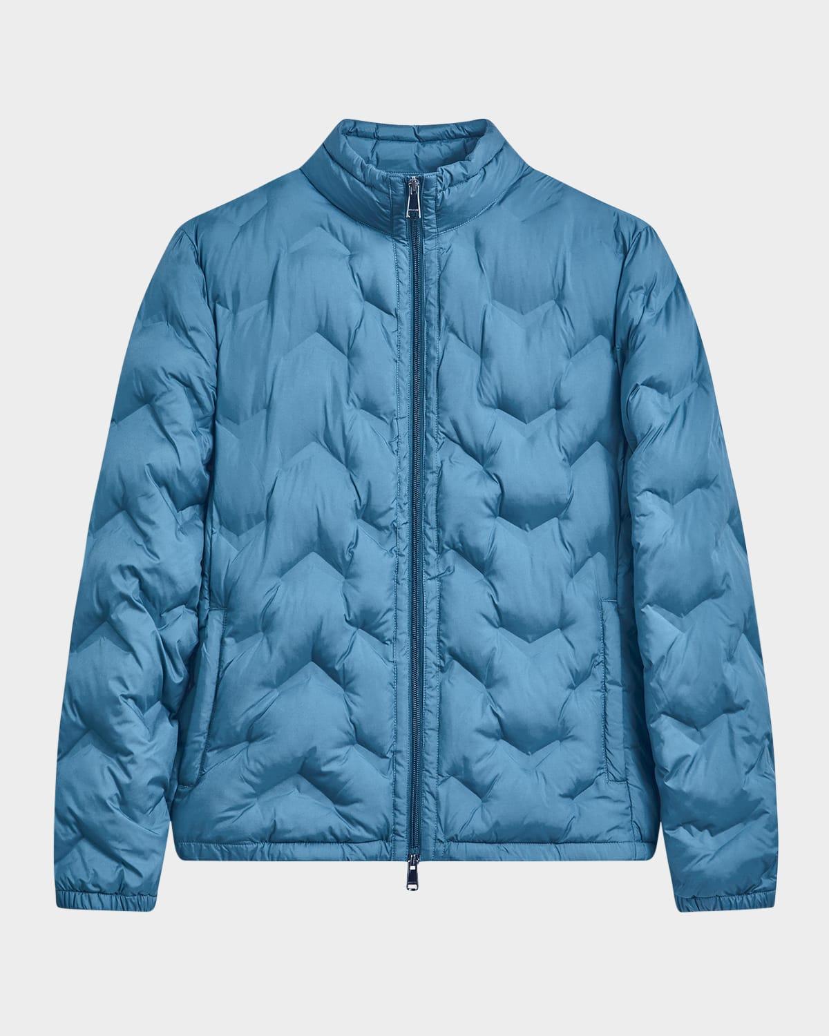 Men's Chest Pocket Long-Sleeve Polo Shirt Product Image