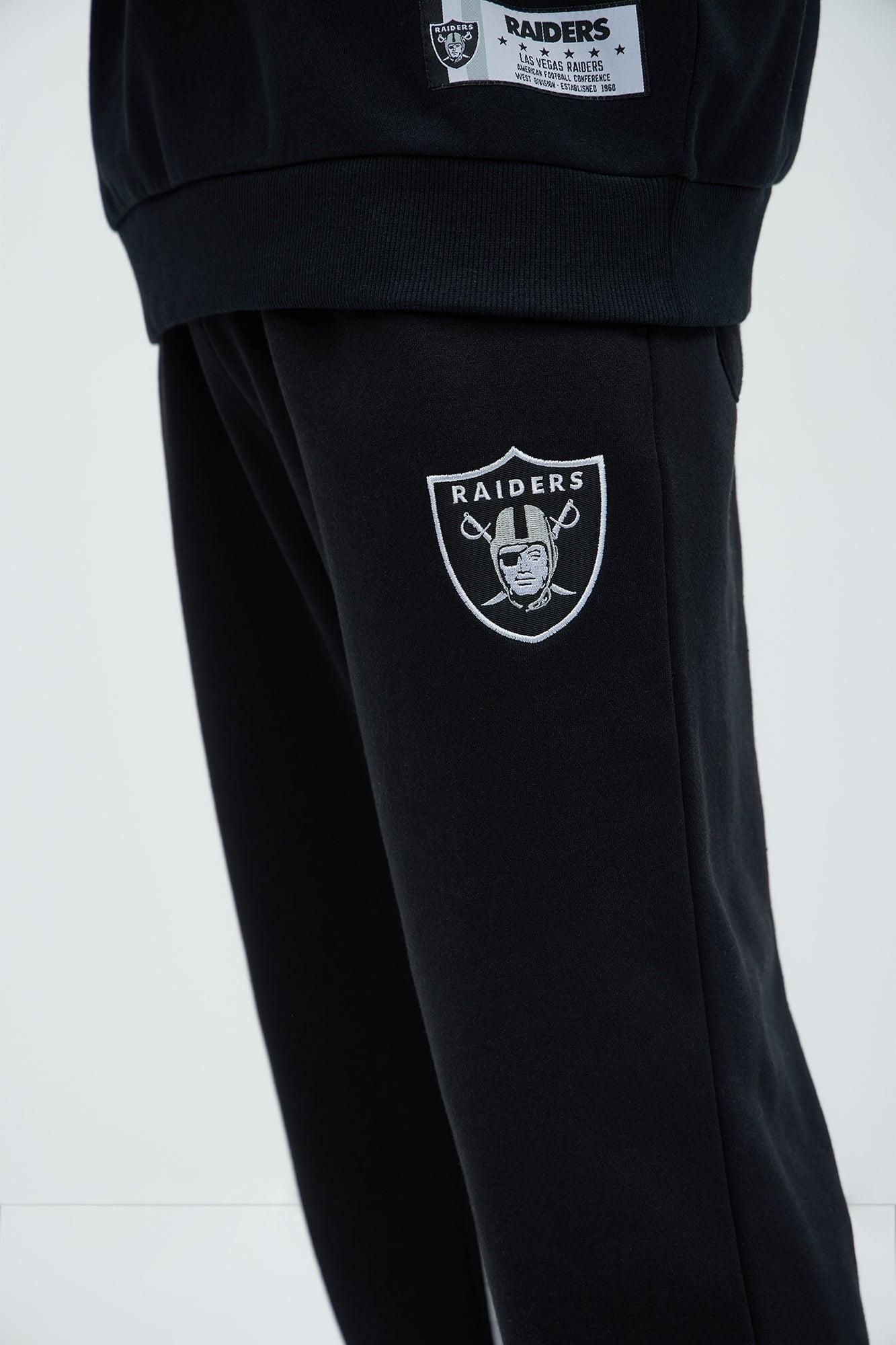 Raiders Bold Flare Sweatpants - Black Male Product Image