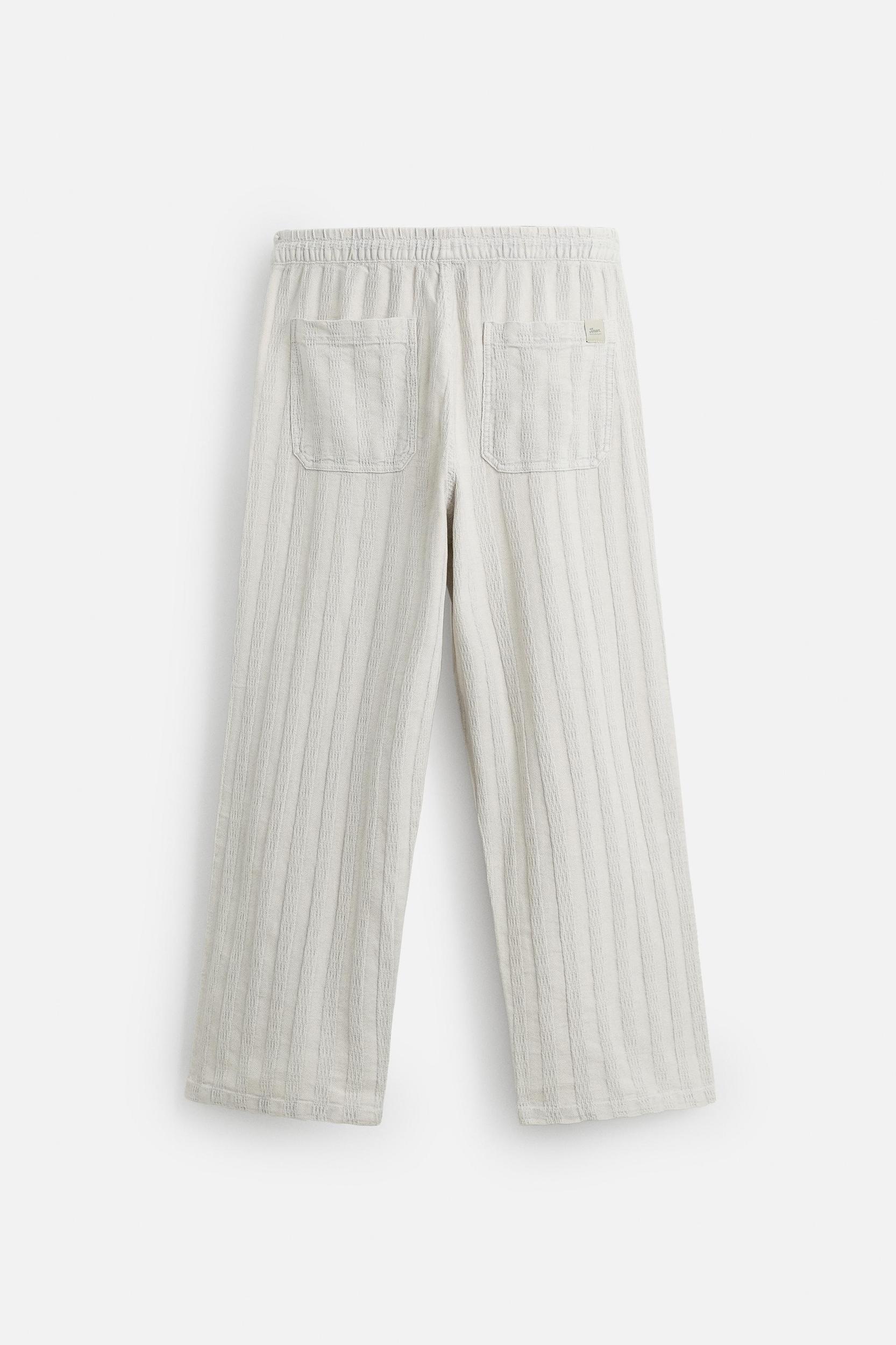 JACQUARD RELAXED FIT PANTS Product Image
