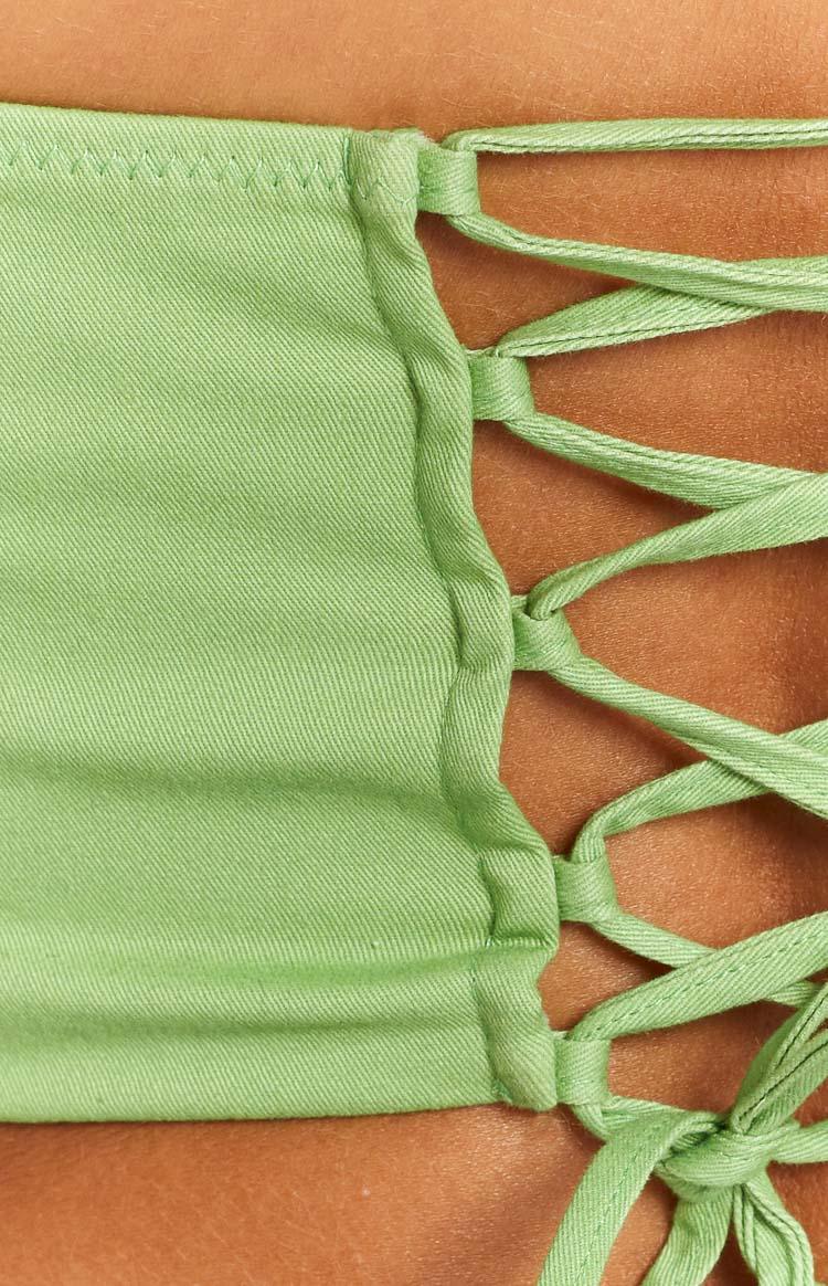 Graceland Green Corset Top Product Image