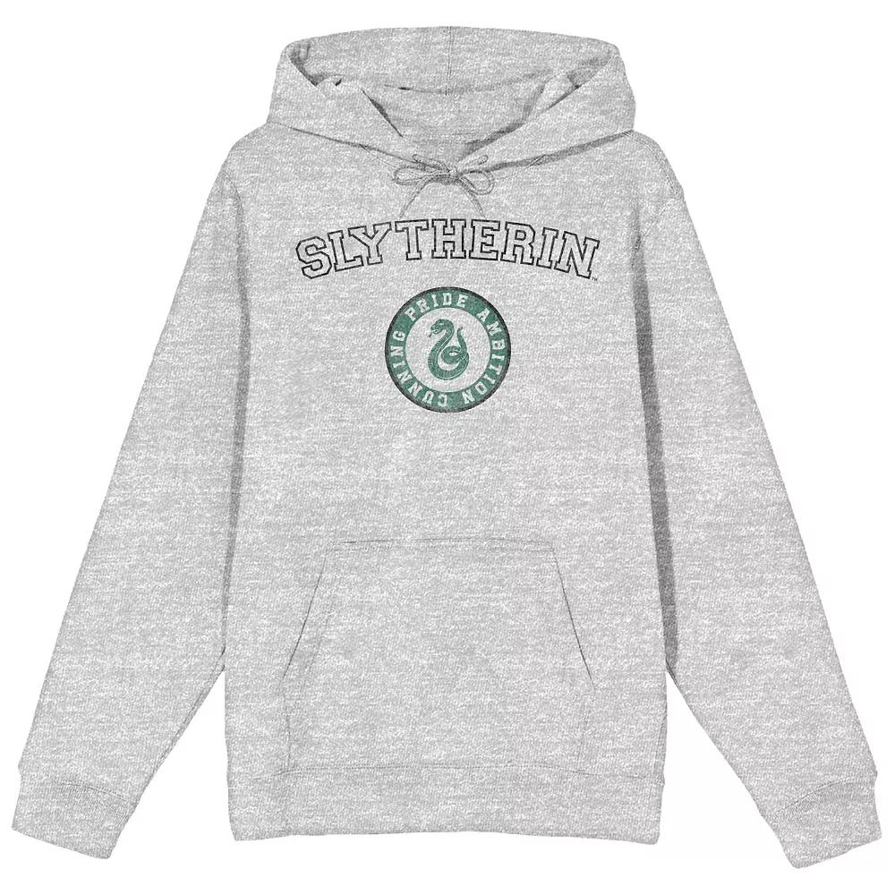 Men's Harry Potter Slytherin Values Hoodie, Size: XL, Grey Product Image