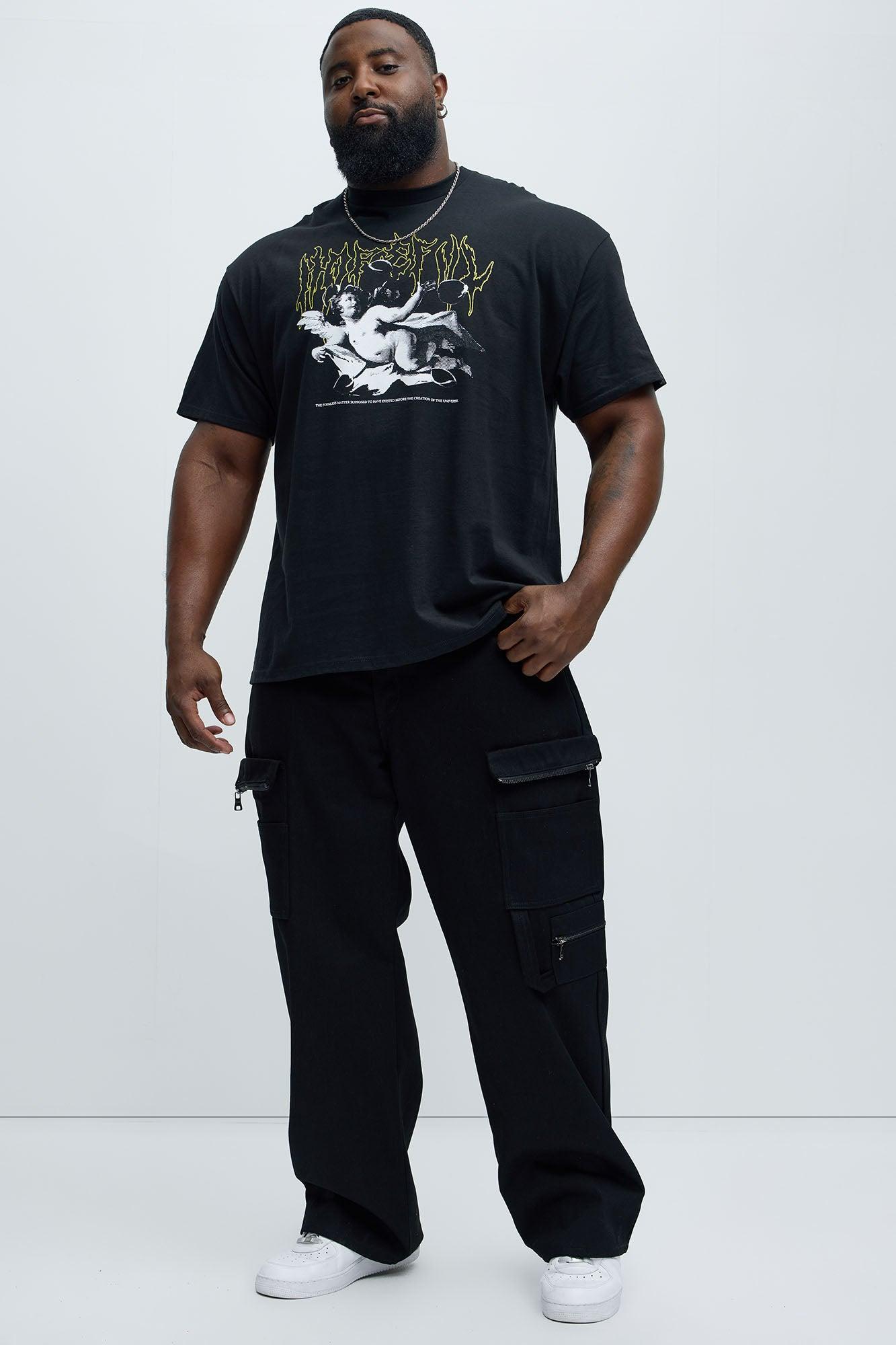 Hopeful Angel Short Sleeve Tee - Black Product Image