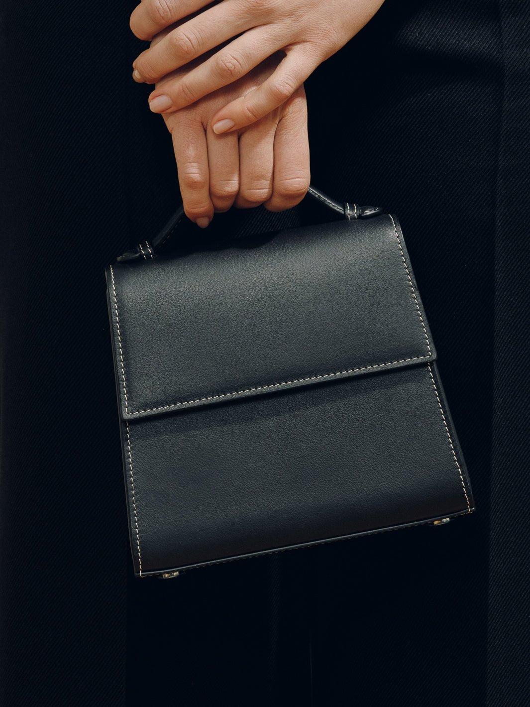 The Small Top Handle in Nappa Product Image