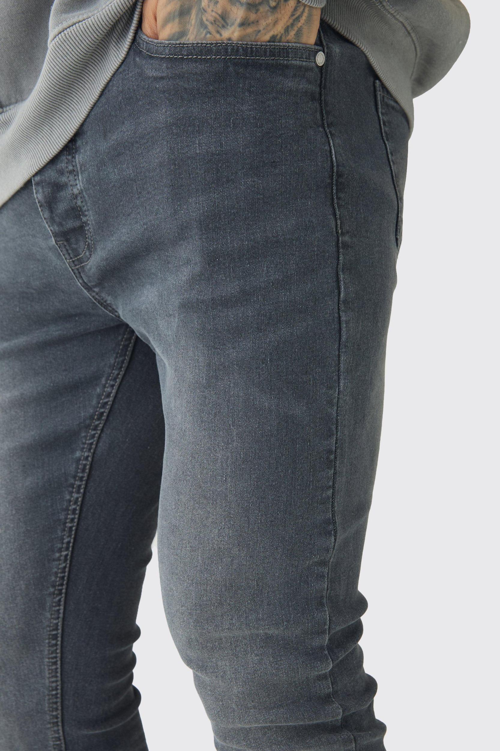 Tall Super Skinny Stretch Jeans | boohooMAN USA Product Image