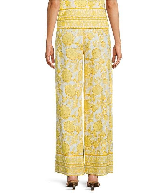 Alex Marie Coordinating Kit Floral Wide Leg Full Length Pants Product Image