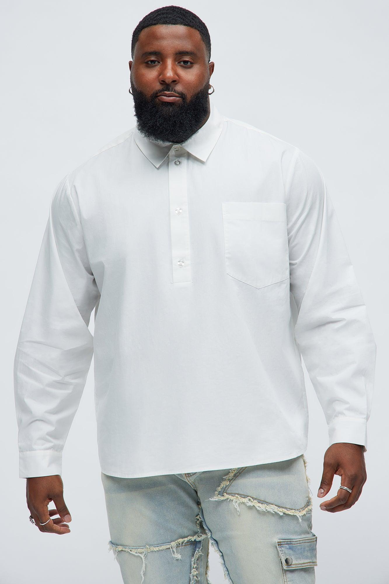 Quick Popover Shirt - White Product Image