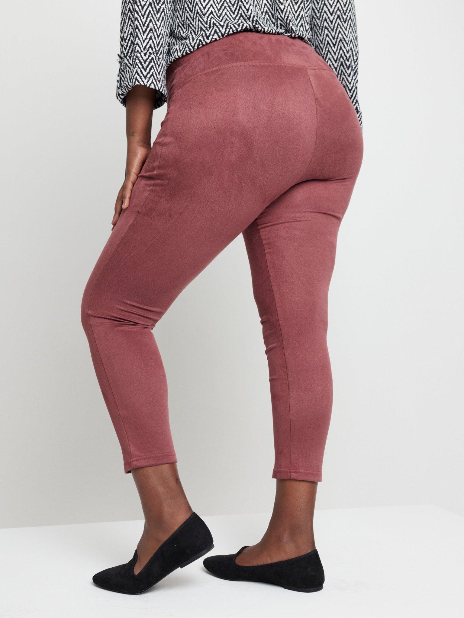 Roz & Ali Tummy Control Faux Suede - Plus Product Image