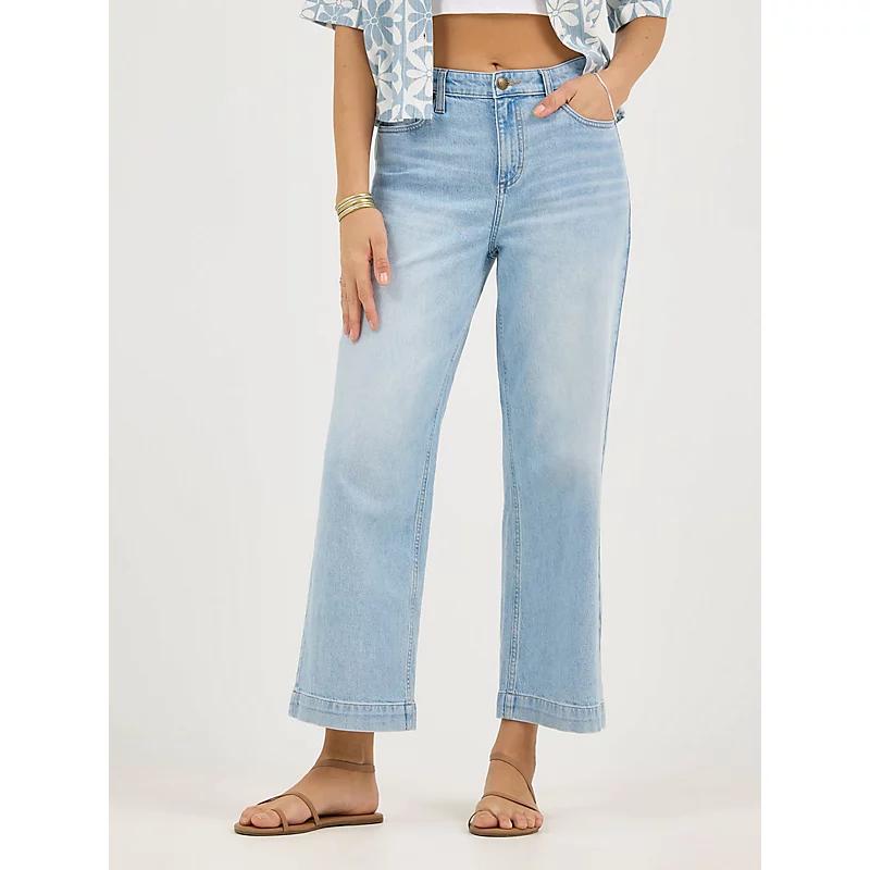 Womens Legendary Wide Leg Crop Jeans Product Image