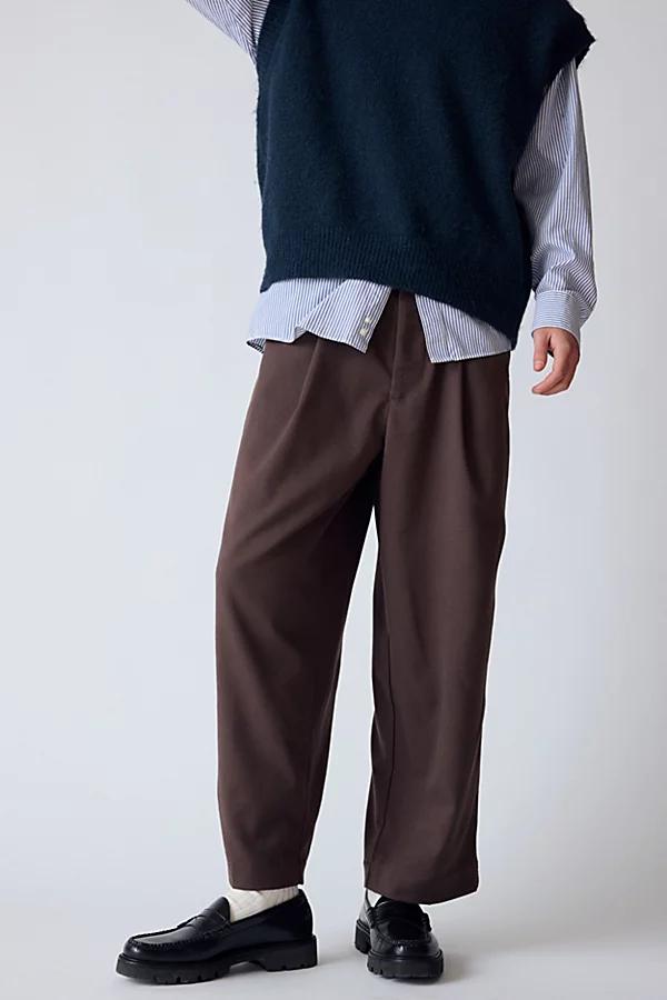 Standard Cloth Jason Cropped Pleated Trouser Pant Mens at Urban Outfitters Product Image