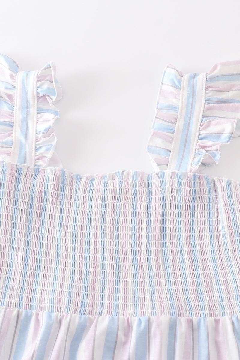 Bow applique print mom&me dress Product Image