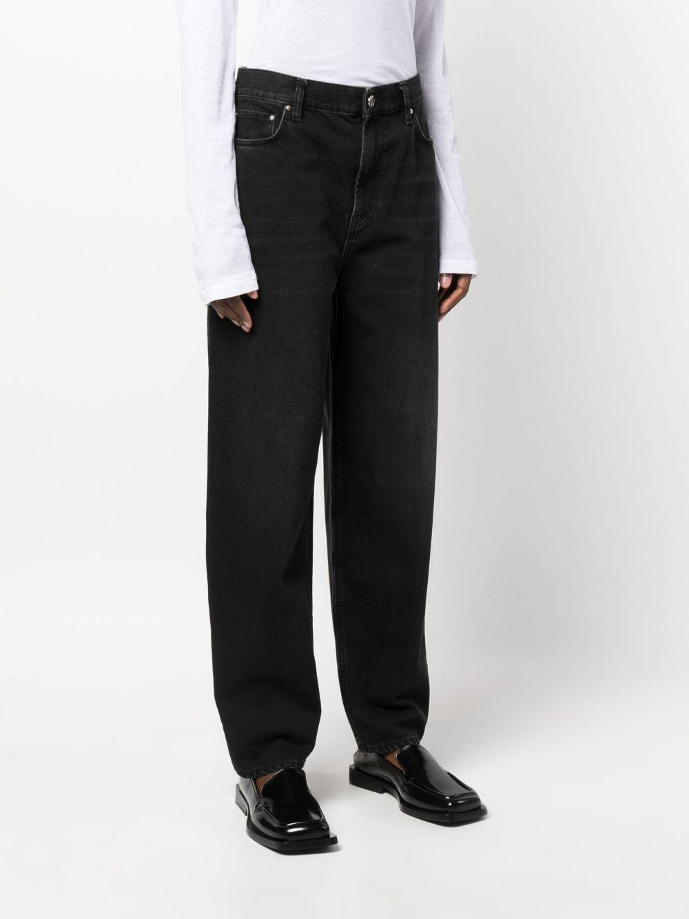 faded-effect tapered-leg jeans Product Image