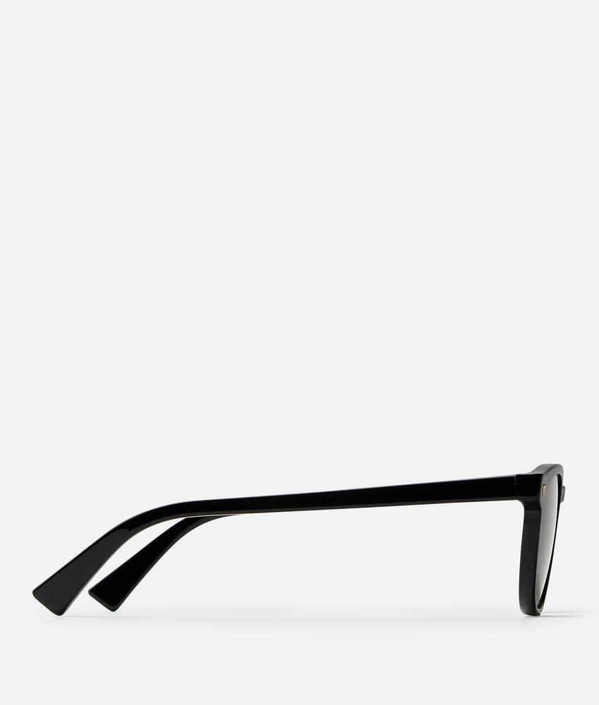 Men's Soft Recycled Acetate Panthos Sunglasses in Black / Grey Product Image