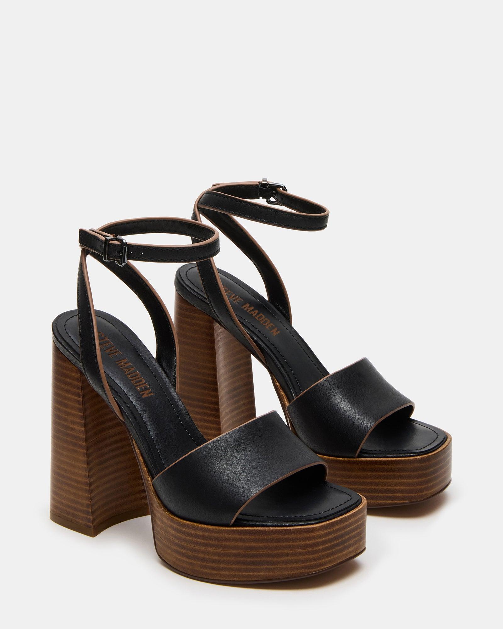 FLORIA BLACK LEATHER Female Product Image