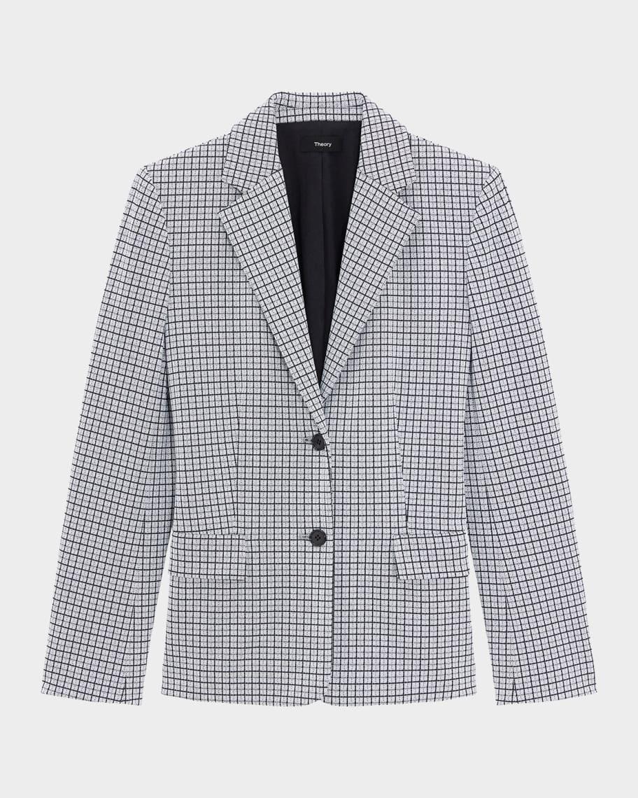 Single-Breasted Two-Button Blazer Product Image