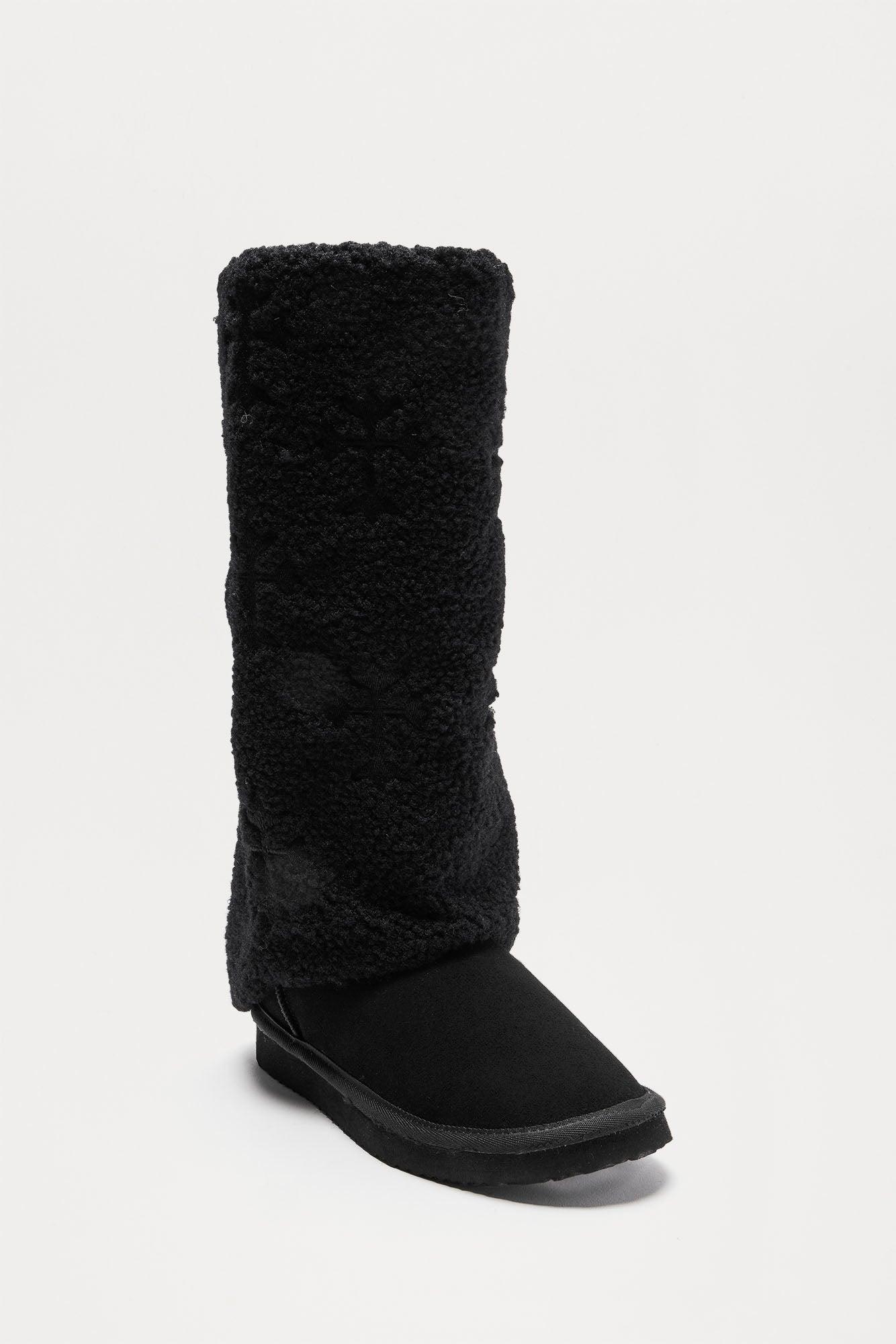 Thorne Sherpa Boots - Black Female Product Image
