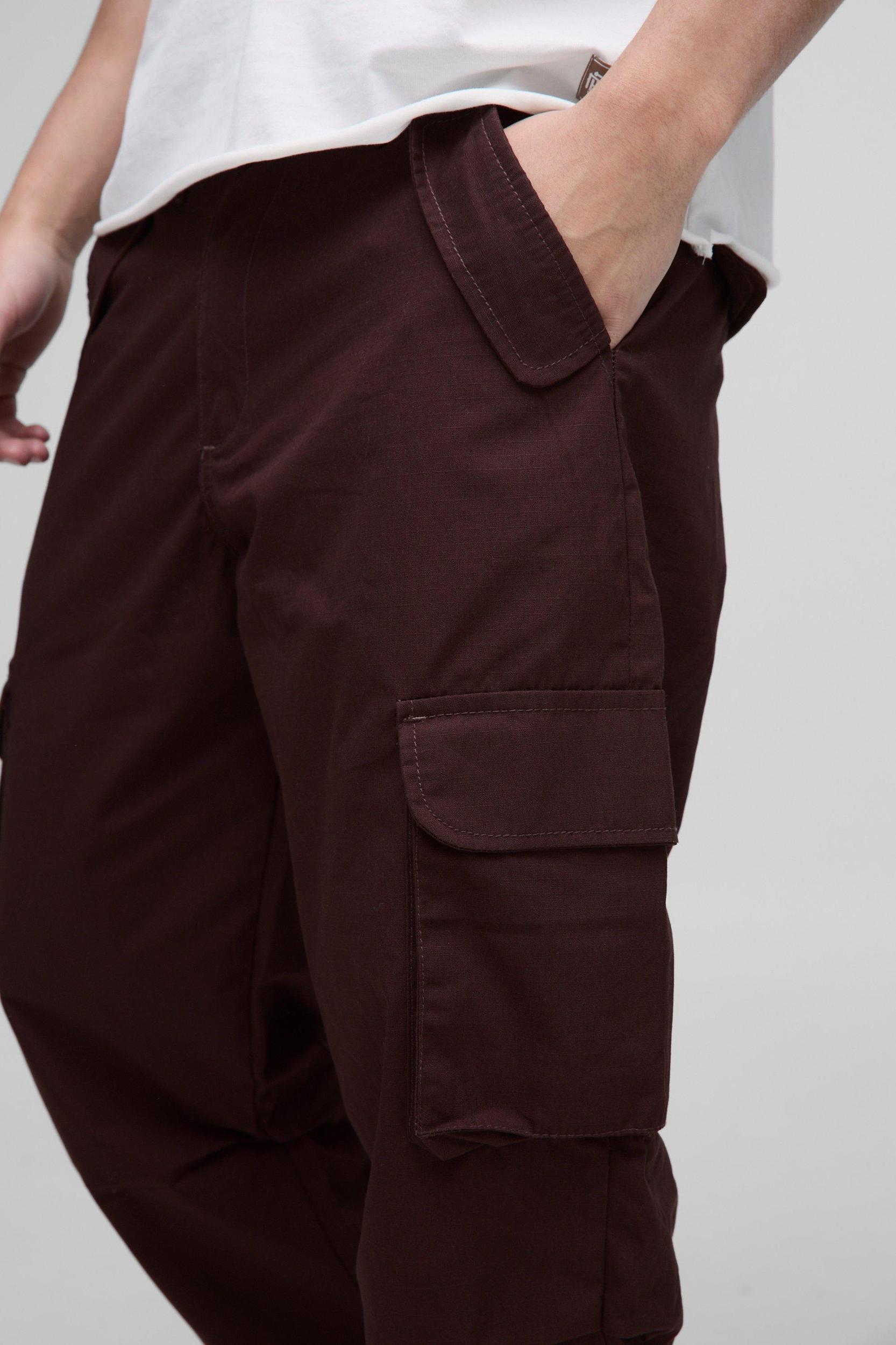 Skater Fit Ripstop Cargo Pants | boohooMAN USA Product Image