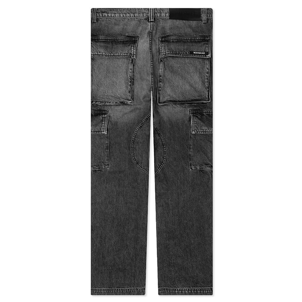 Denim Logo Cargo Pants - Brown Wash Male Product Image