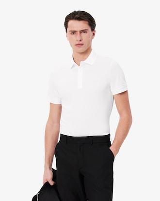 Regular Fit Paris Stretch Piqué Polo Shirt Product Image