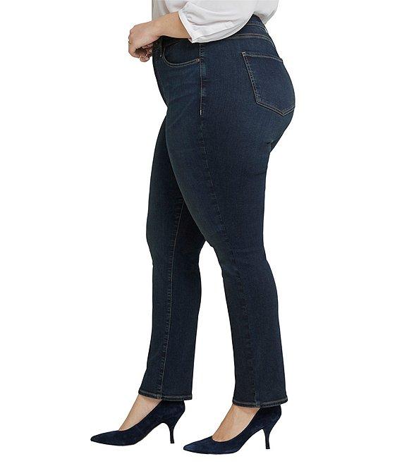 NYDJ Plus Size Sheri Lift Tuck® Technology Slim Straight Leg Skinny Jeans Product Image