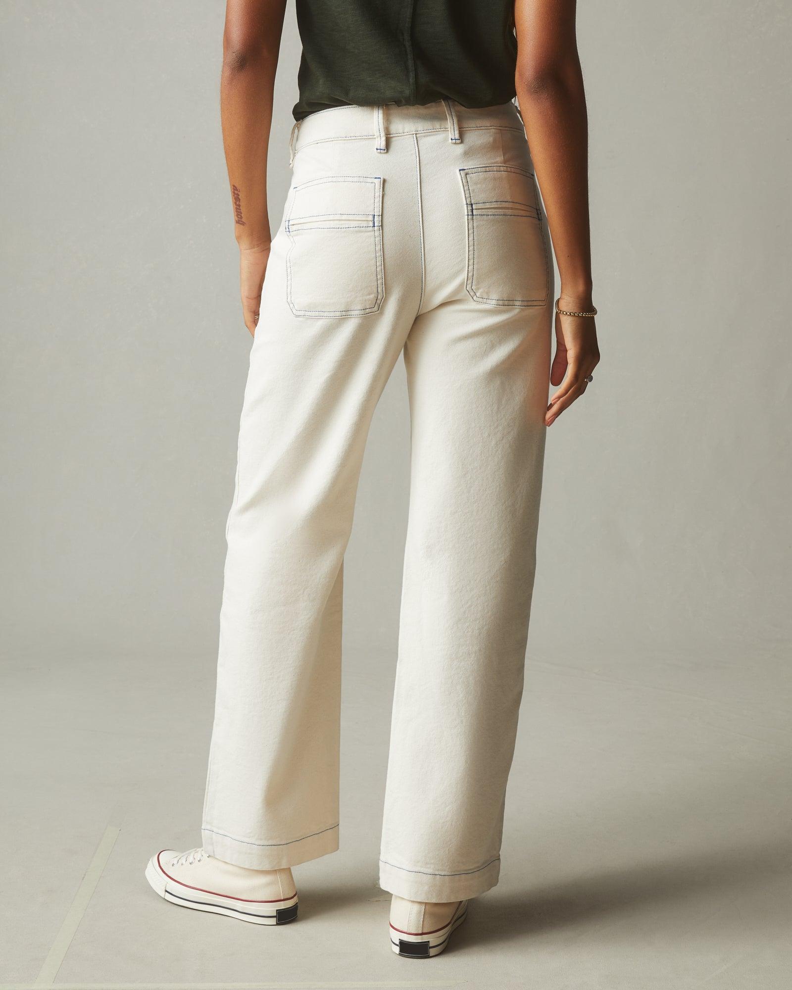 Women's Roughneck Wide Leg Contrast Stitch - PFD Natural Female Product Image