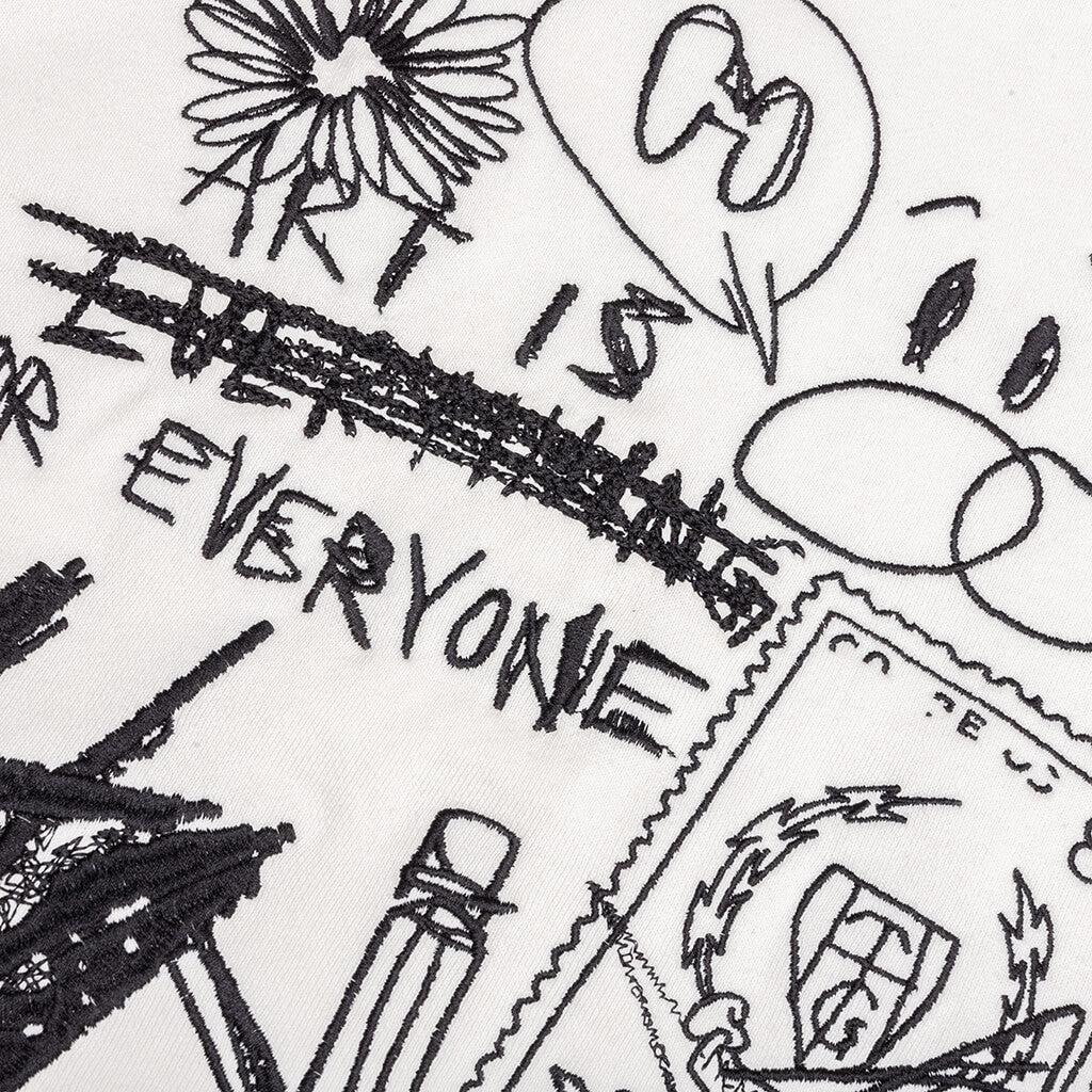 Quick Sketch Crewneck - Bone Male Product Image