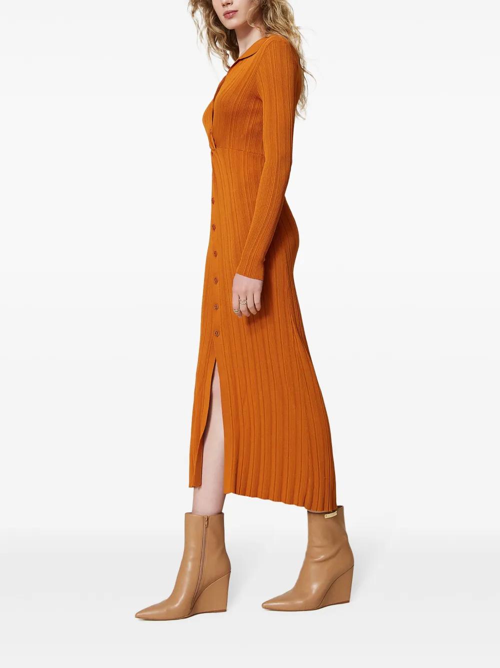 ribbed-knit maxi dress Product Image