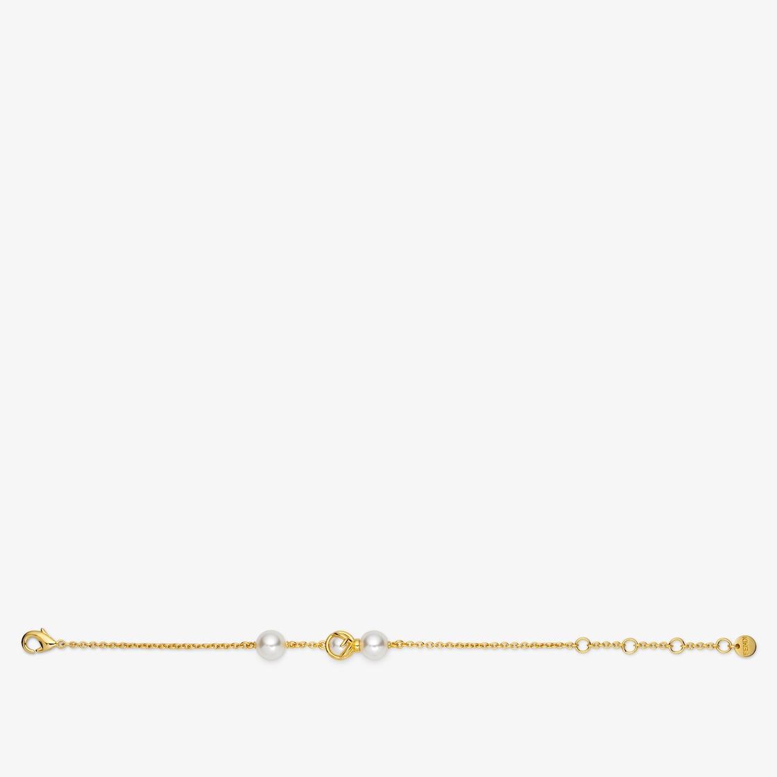 F is Fendi BraceletGold-colored metal bracelet Product Image