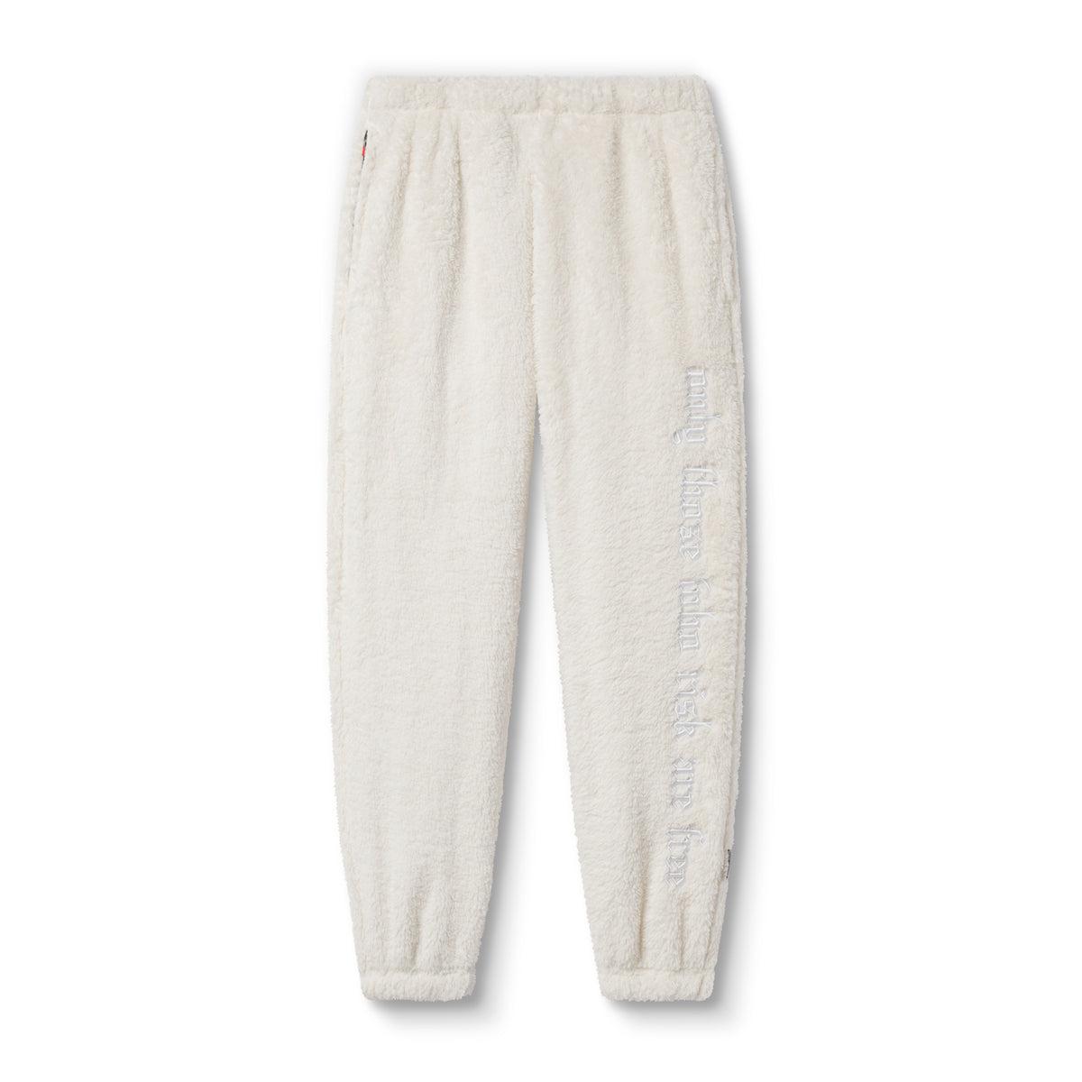 0692. Sherpa Recovery Sweats - Ivory Cream/White Male Product Image