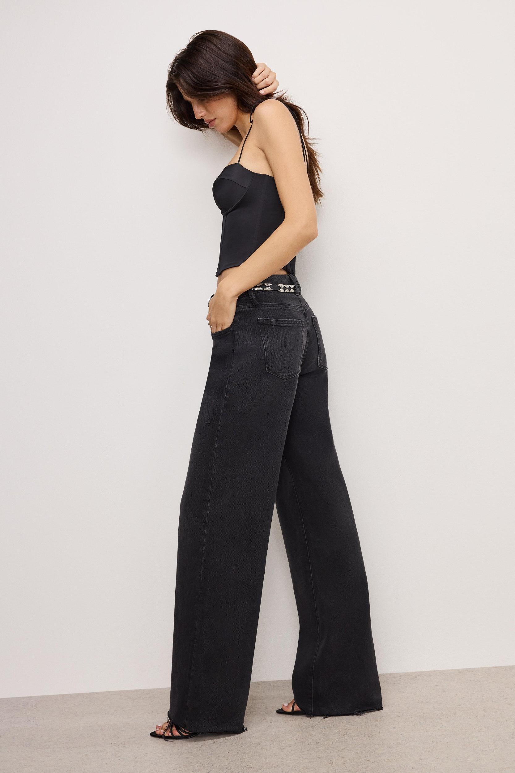 GOOD EASE RELAXED JEANS | BLACK324 Product Image