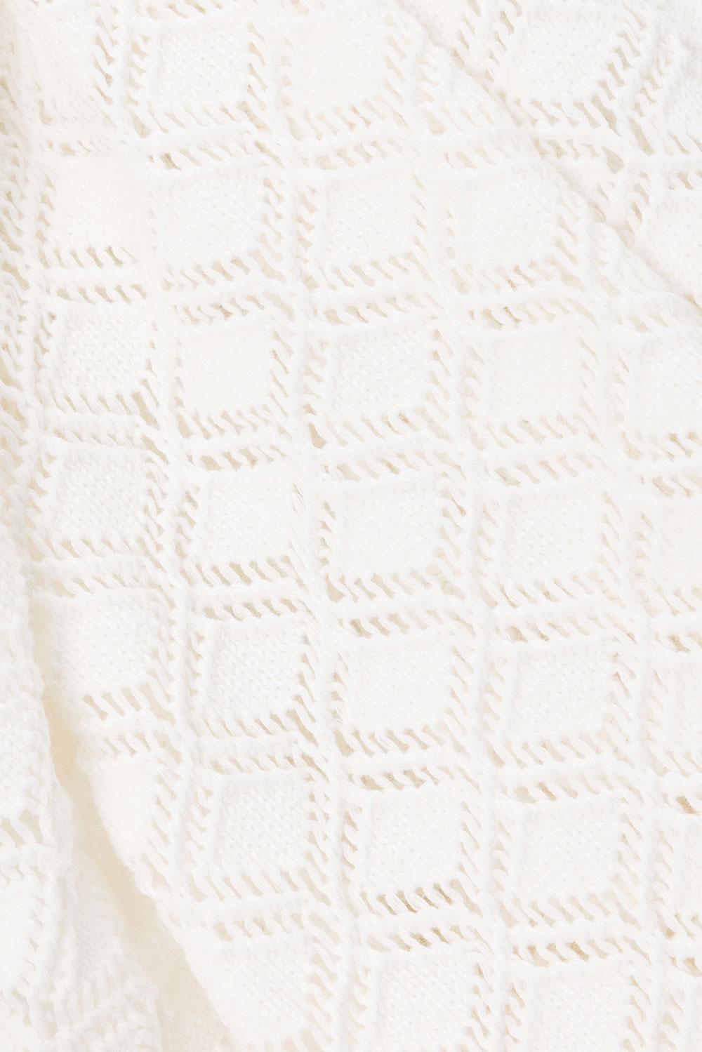 Aya Pants - White Knit Product Image