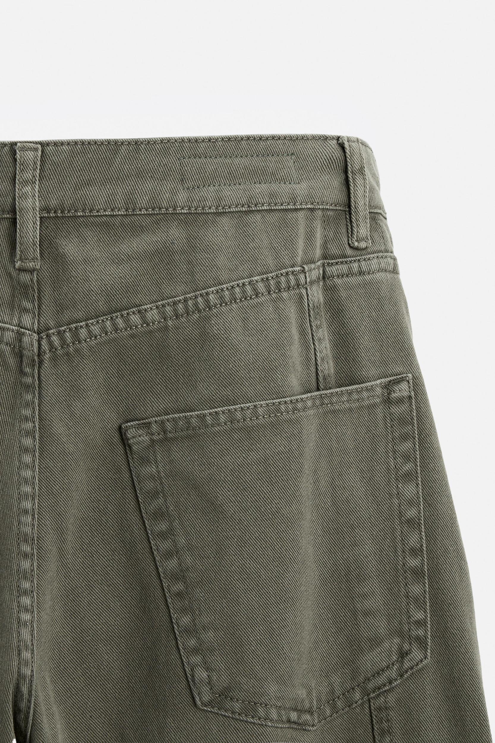 POCKET DENIM CARGO PANTS Product Image