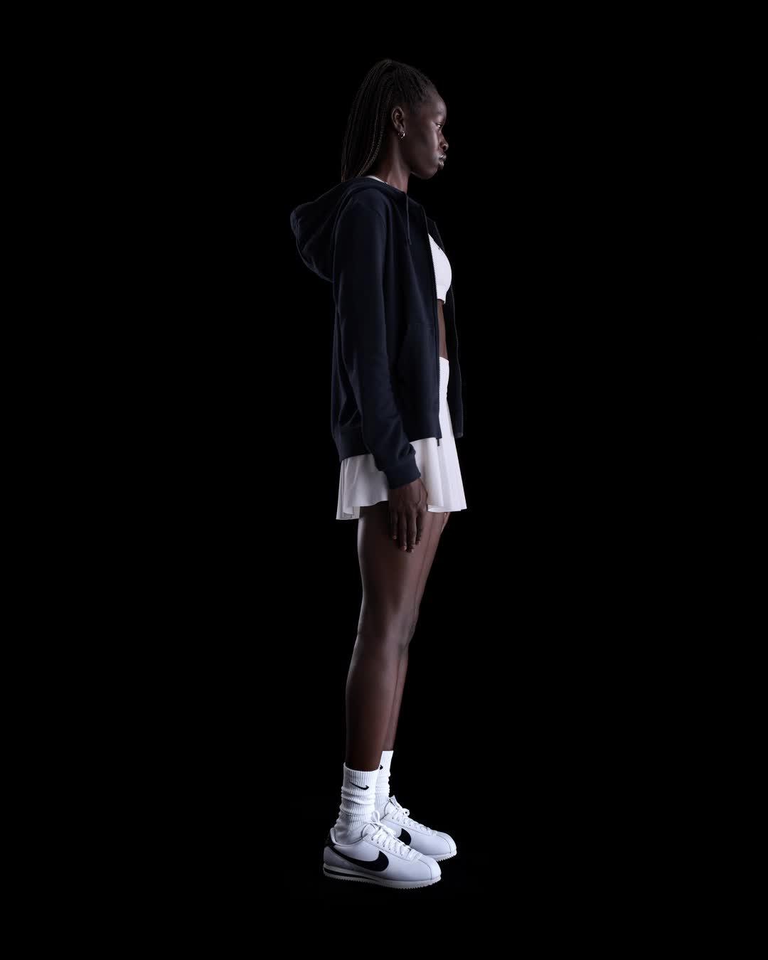 Womens Nike Sportswear Club Fleece Full-Zip Hoodie | DQ5471-451 Product Image