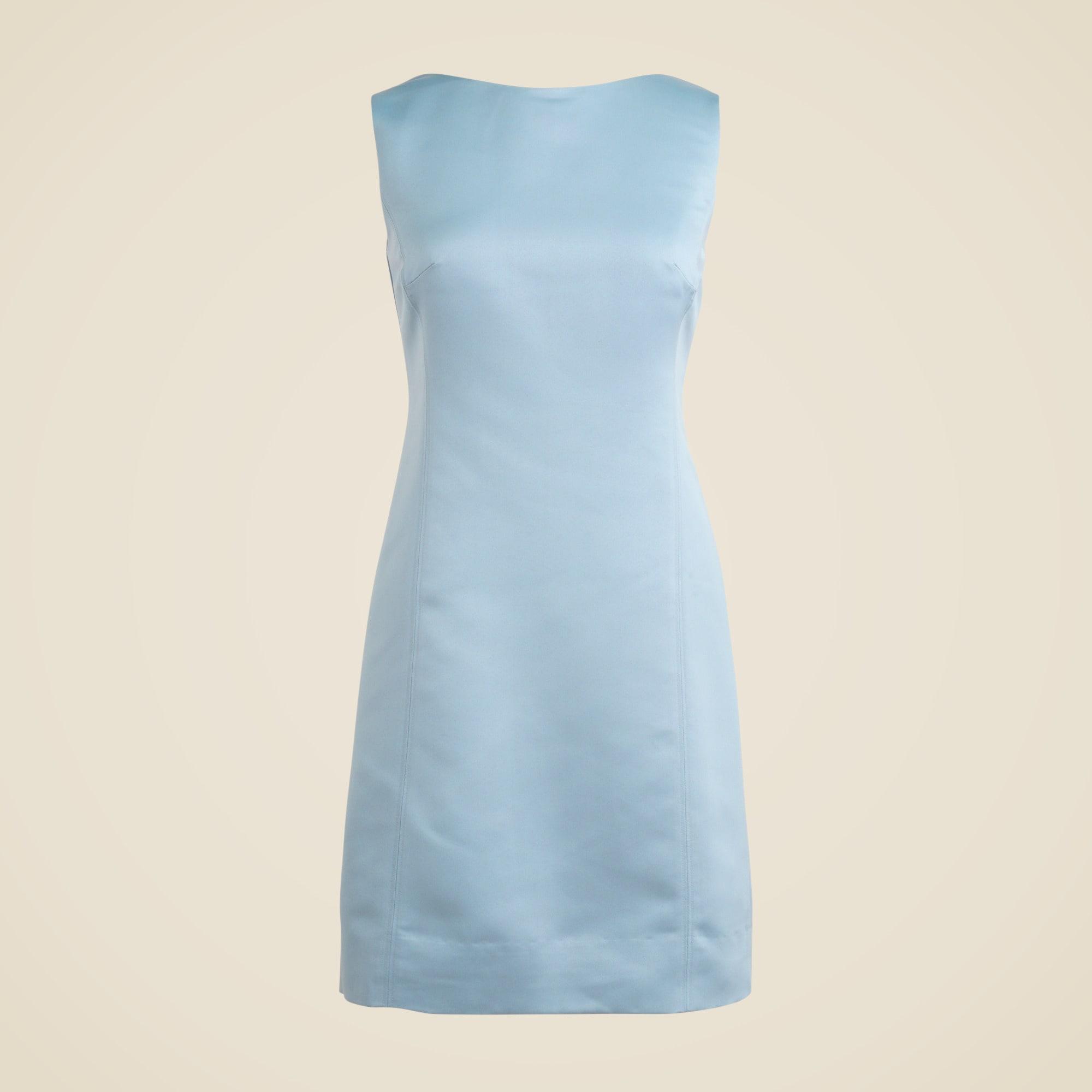 Collection scoopback mini dress in satin Product Image