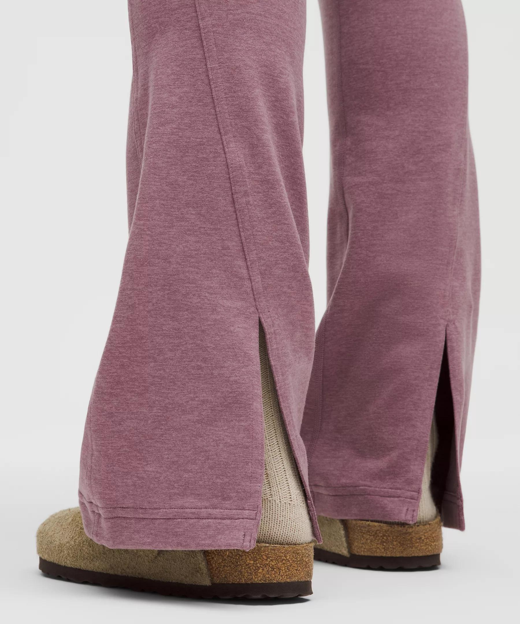 Softy Suedey Split-Hem High-Rise Mini-Flare Pant *Regular Product Image