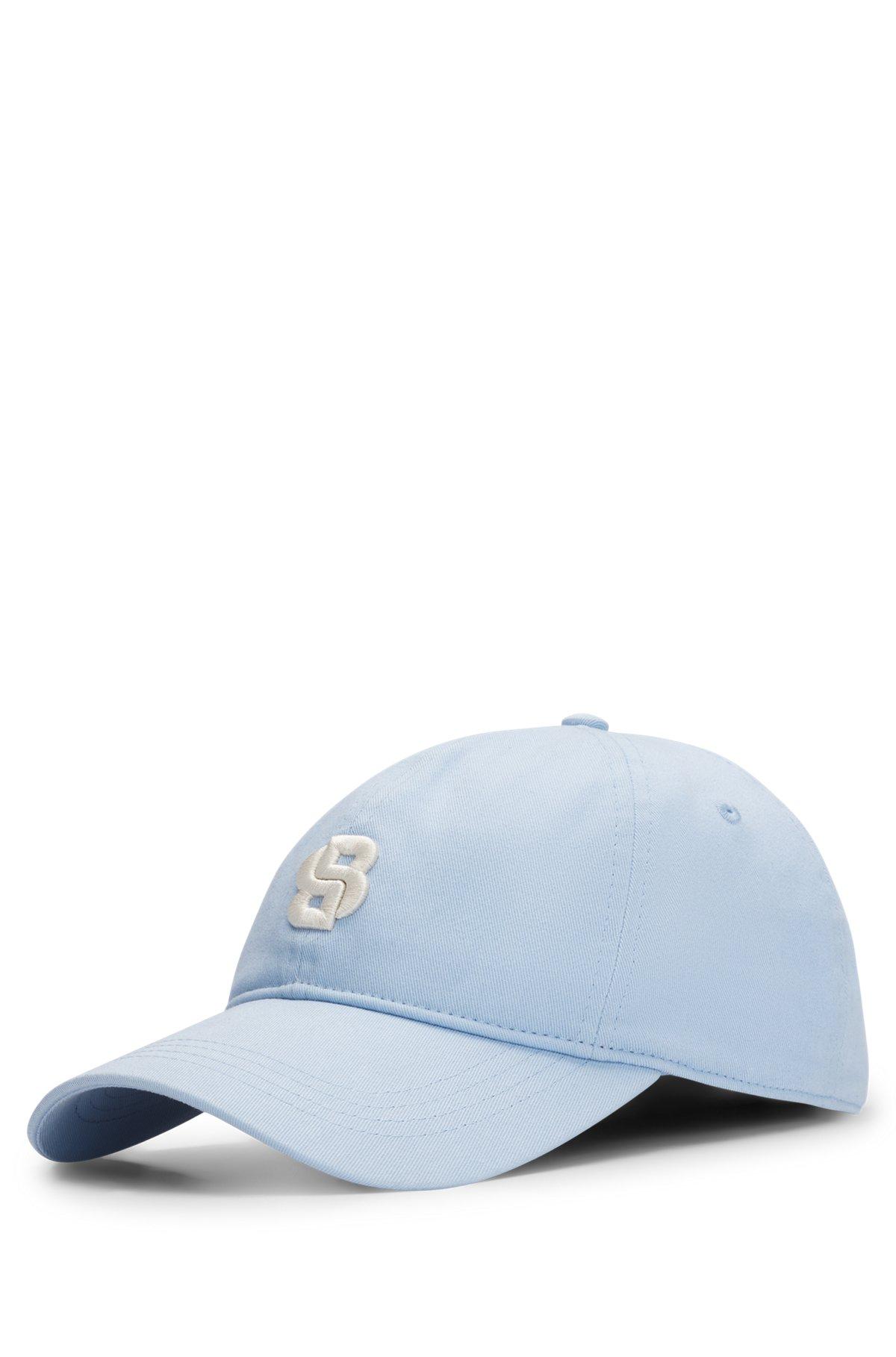 Cotton cap with embroidered Double B monogram Product Image