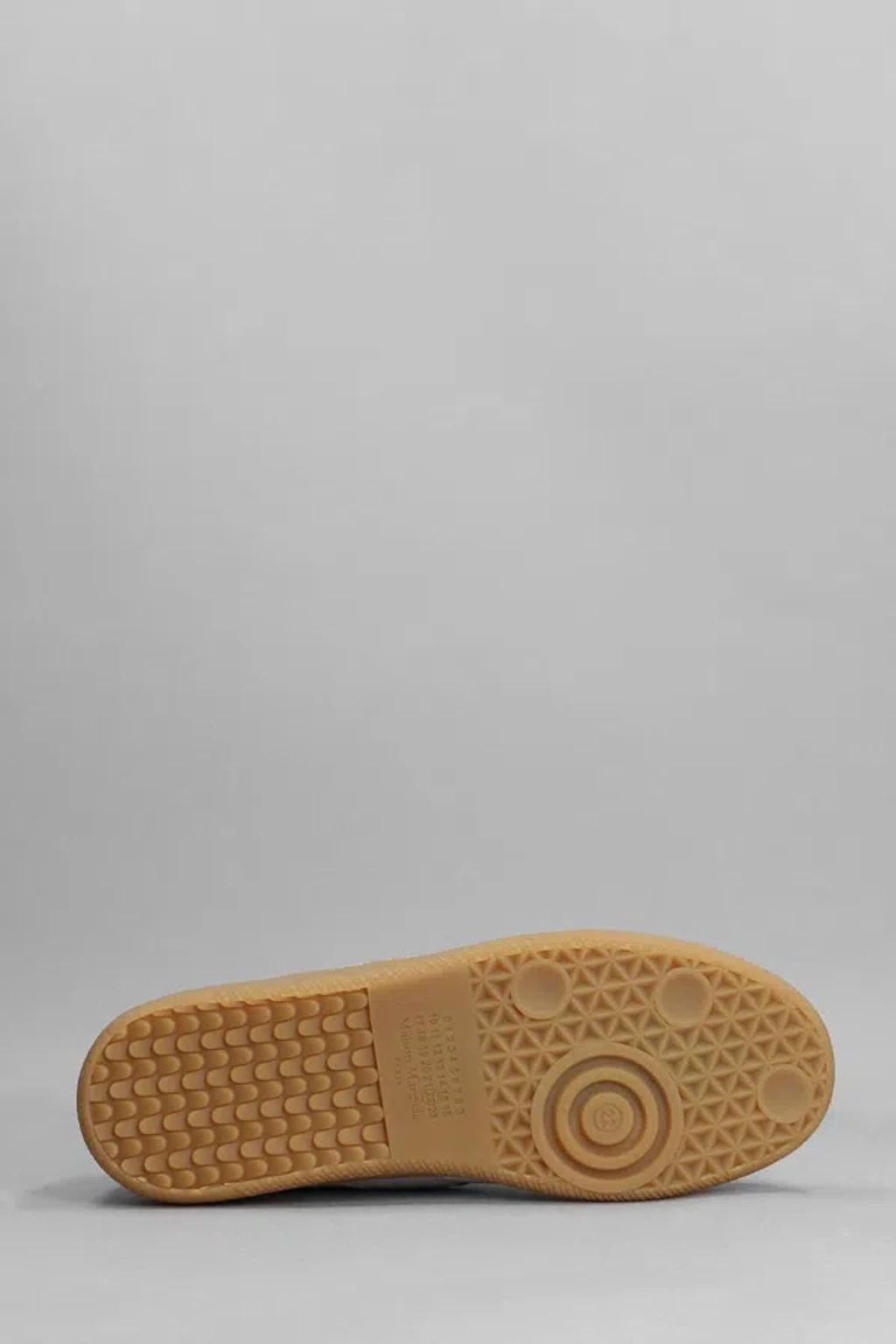 MAISON MARGIELA Replica Leather And Suede Sneakers In White Product Image