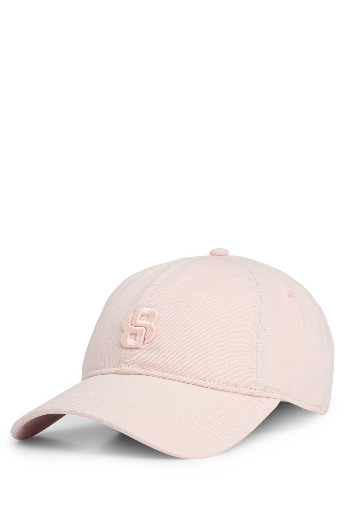 Cotton cap with embroidered Double B monogram Product Image