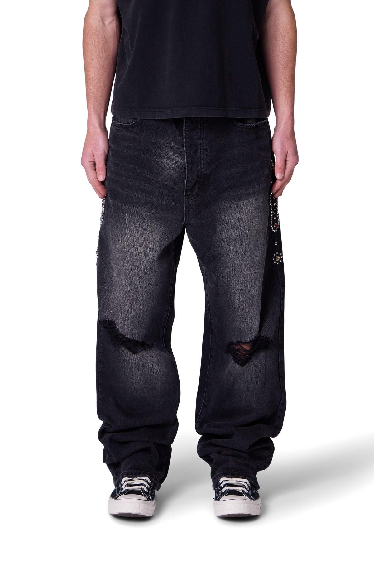 Ultra Baggy Mojave Denim - Washed Black Product Image