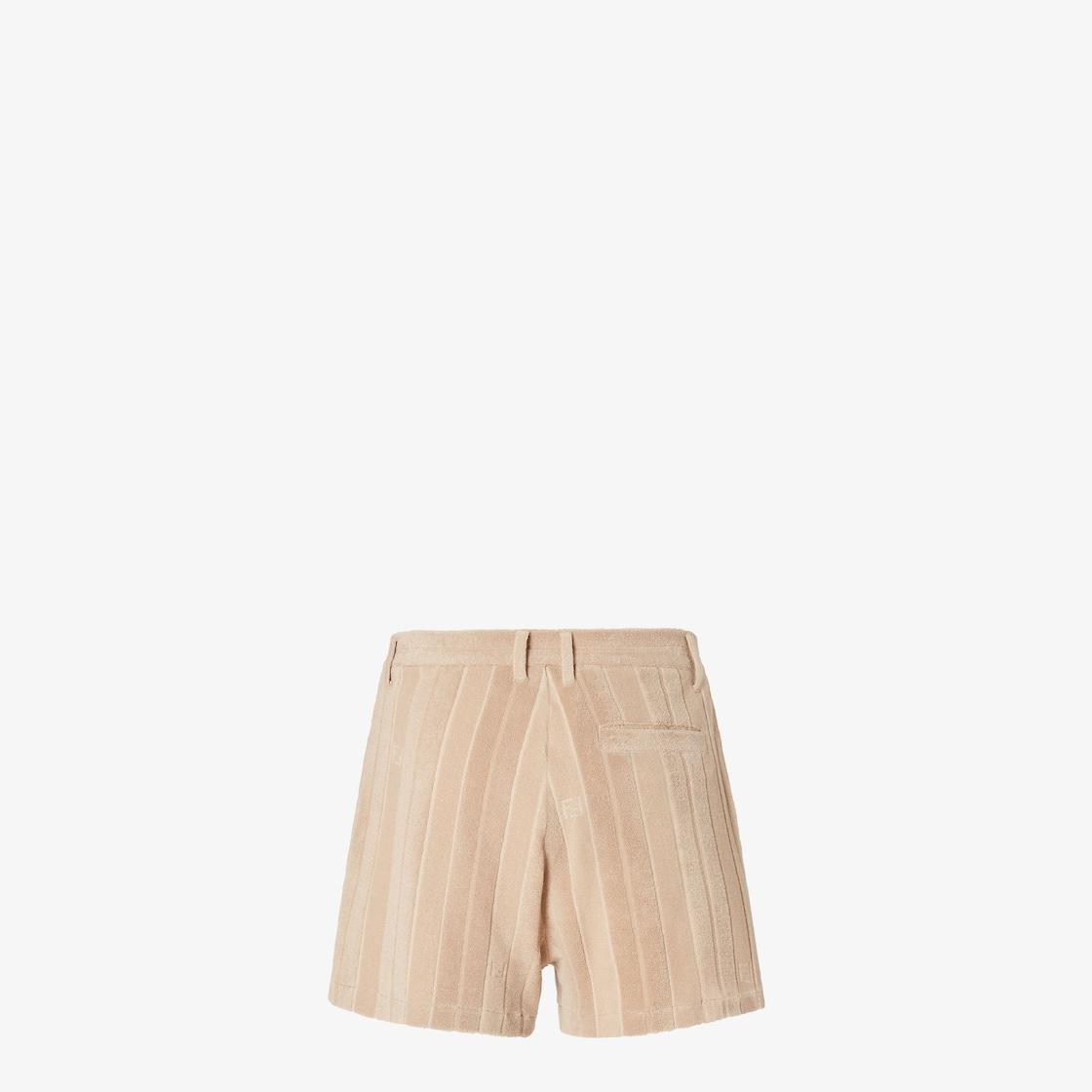Swim ShortsBeige terry swimsuit Product Image