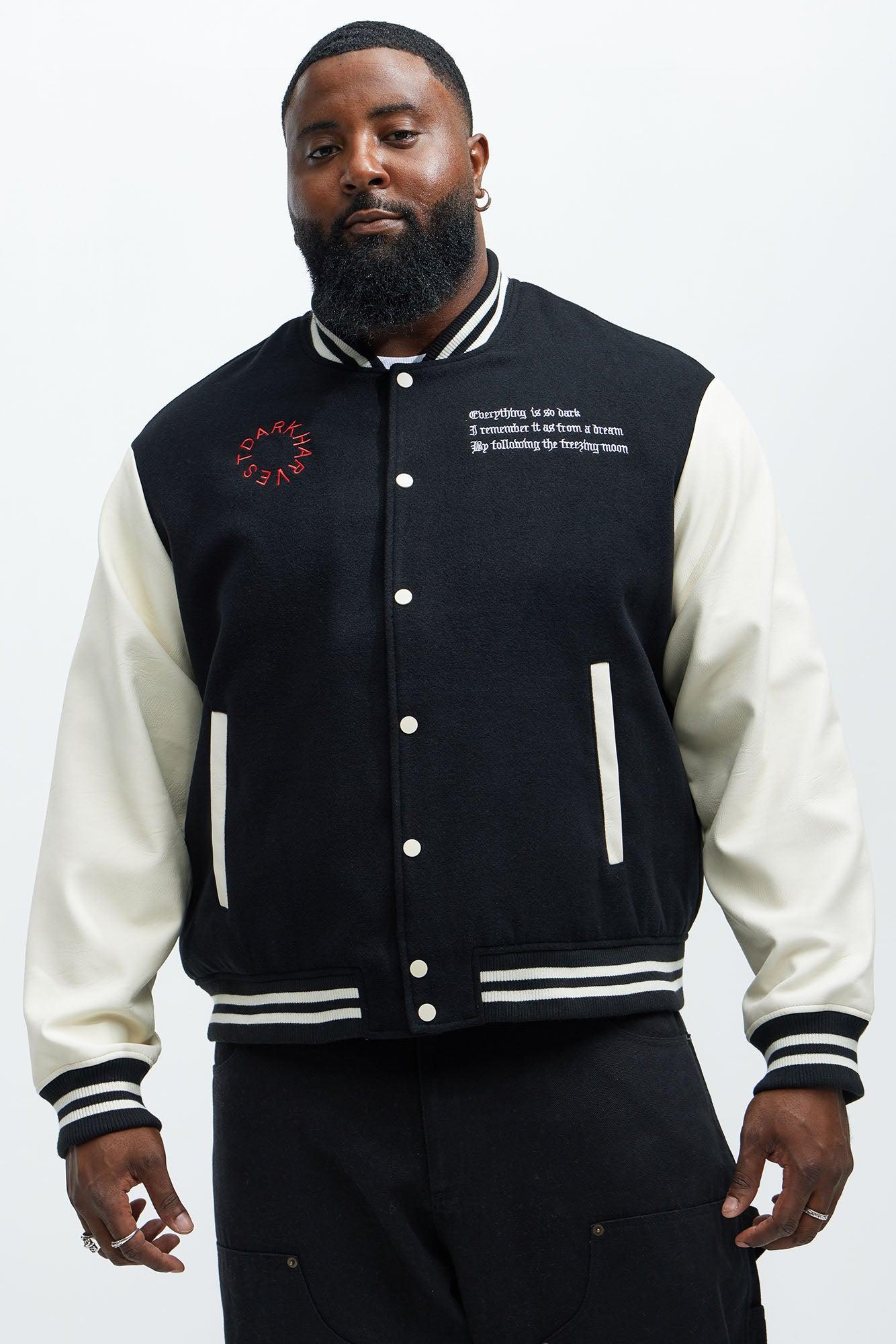 Dark Harvest Varsity Jacket - Black Product Image