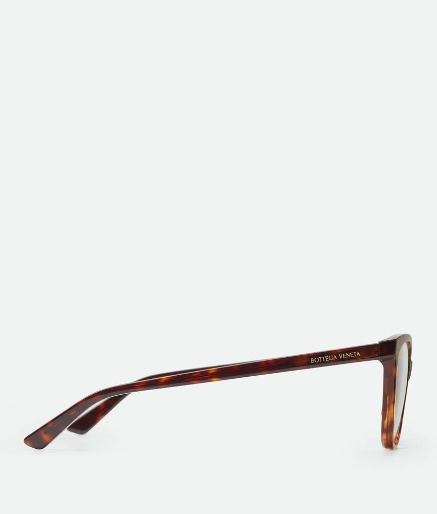 Classic Cat Eye Eyeglasses in Havana/transparent Product Image