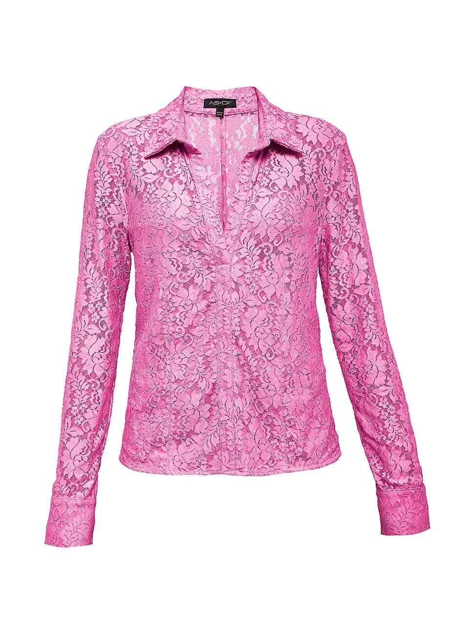 Womens Dixie Stretch Lace Blouse Product Image