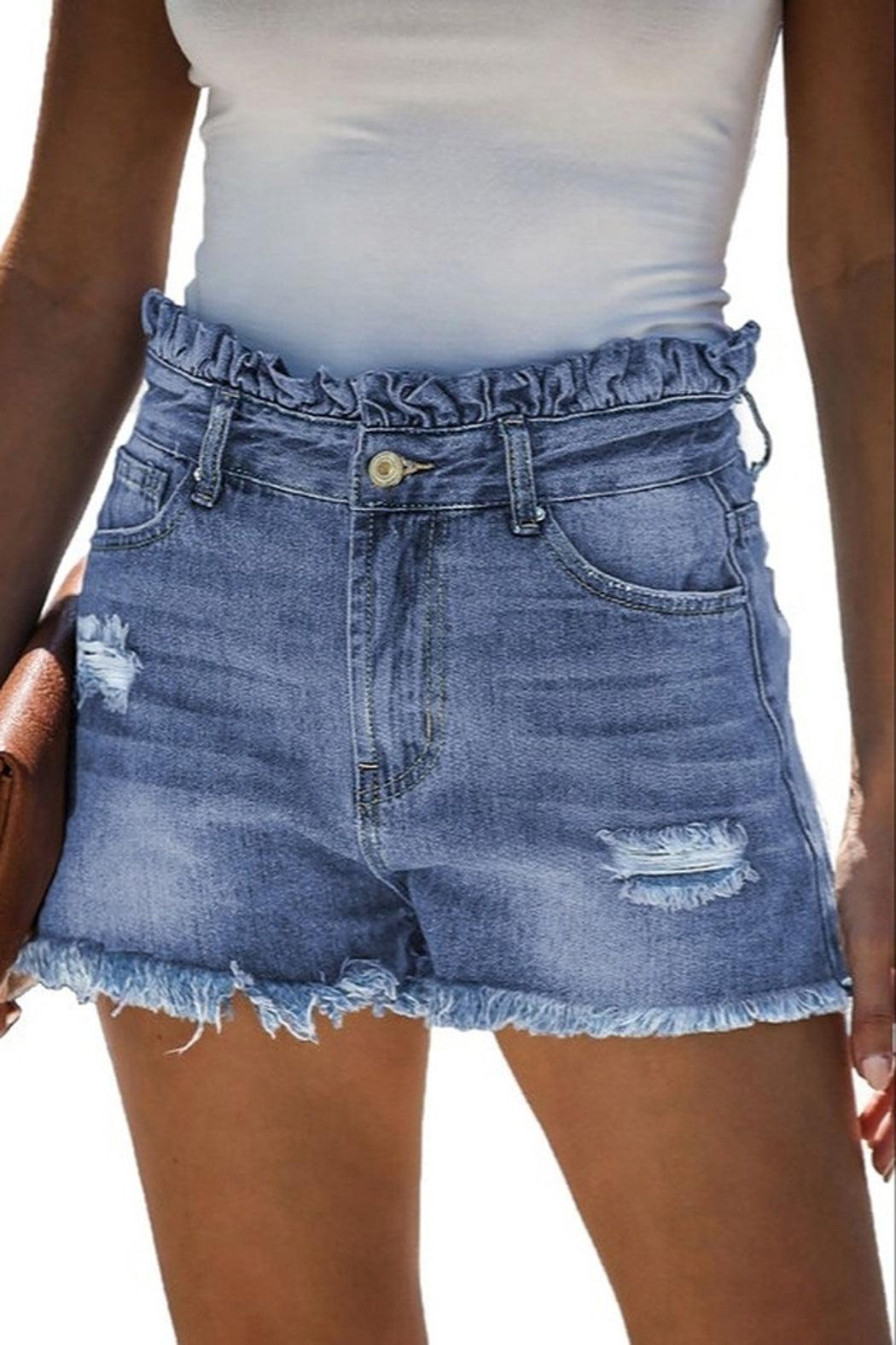 High Rise Shorts Product Image