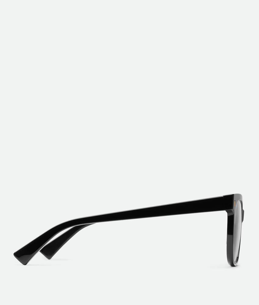 Women's Soft Recycled Acetate Square Eyeglasses in Black/transparent Product Image