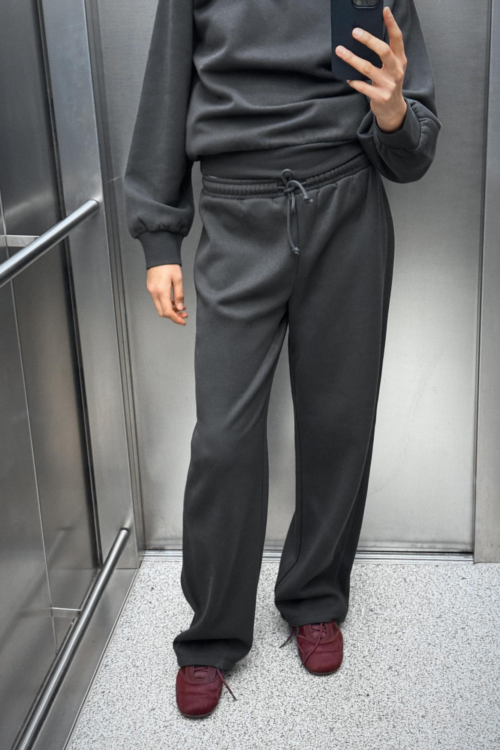 STRAIGHT LEG FLEECE PANTS Product Image