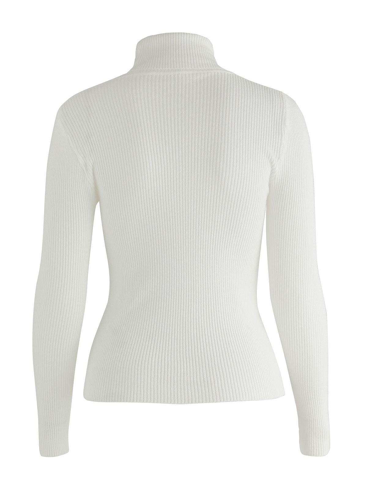 High Neck Jumper Knit Top Product Image