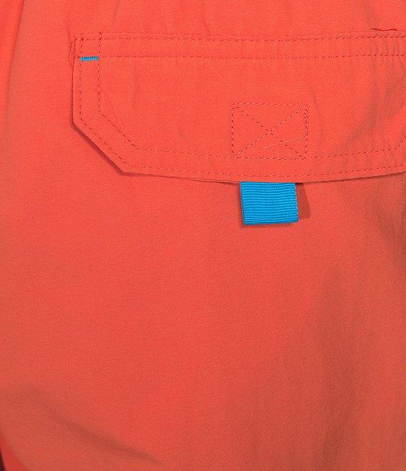 Roundtree & Yorke Boardwalk Cargo 9#double; Solid Swim Trunk Product Image