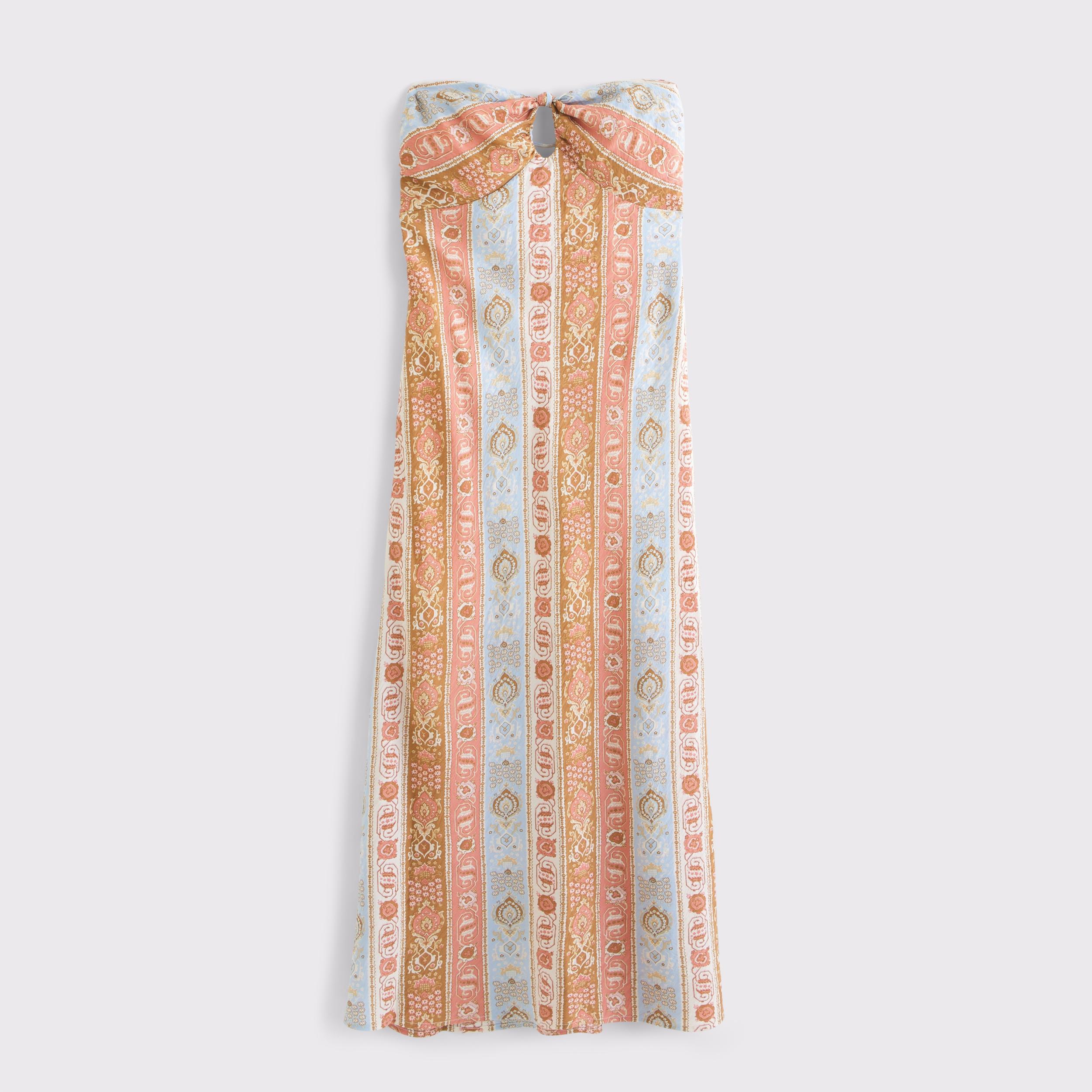 Strapless Knotted Maxi Dress Product Image